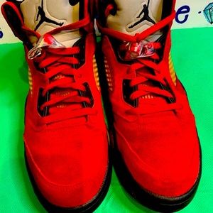 Jordan retro 5 dmp raging Bull 5